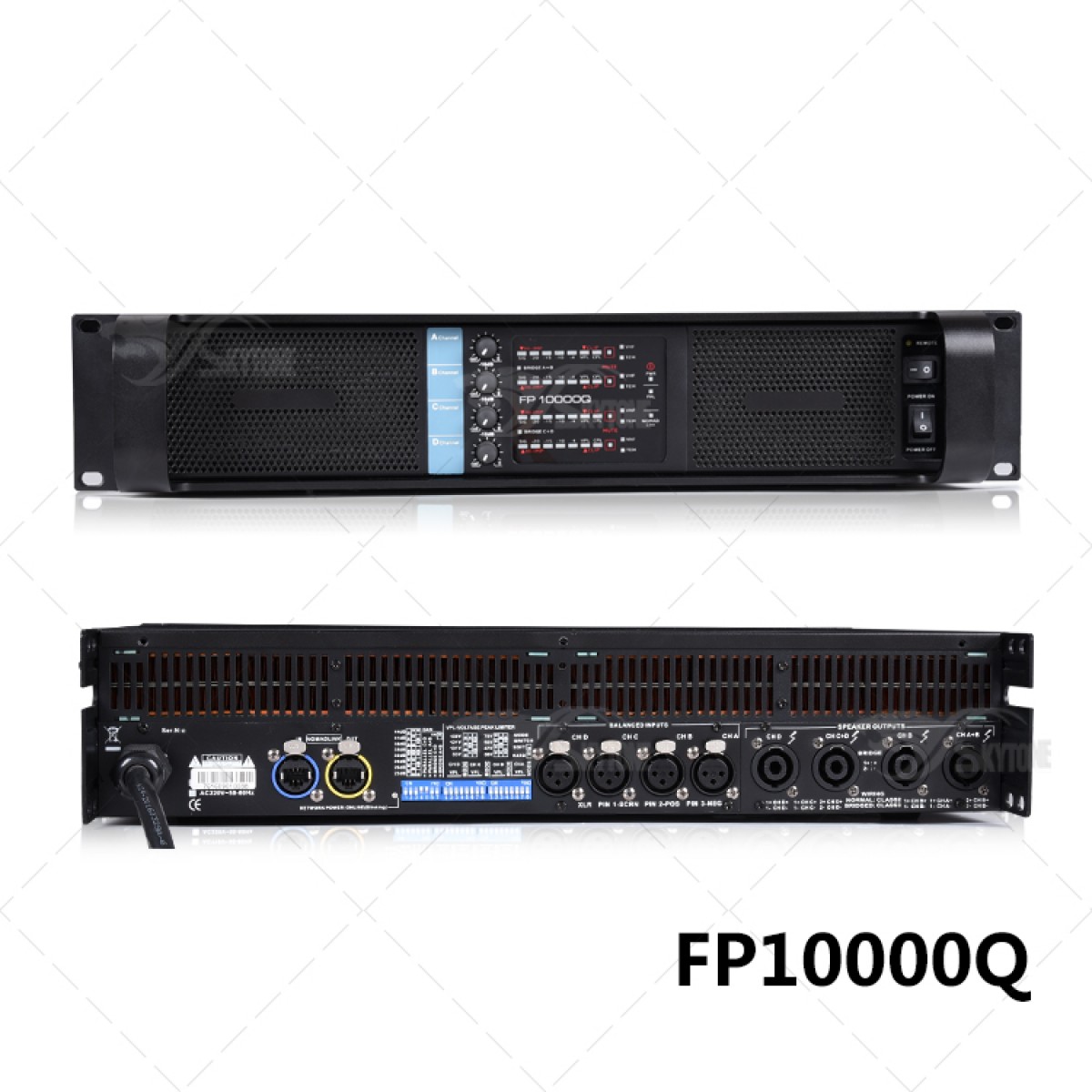 FP10000Q class D high power amplifier, 4X1300w digital power amplifier